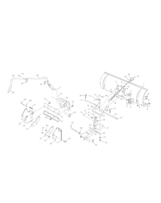 Attachments / 19a30017oem 46-Inch Snow Blade / General Assembly Diagram and Parts List for 2022 Yard Machines Lawn Tractor